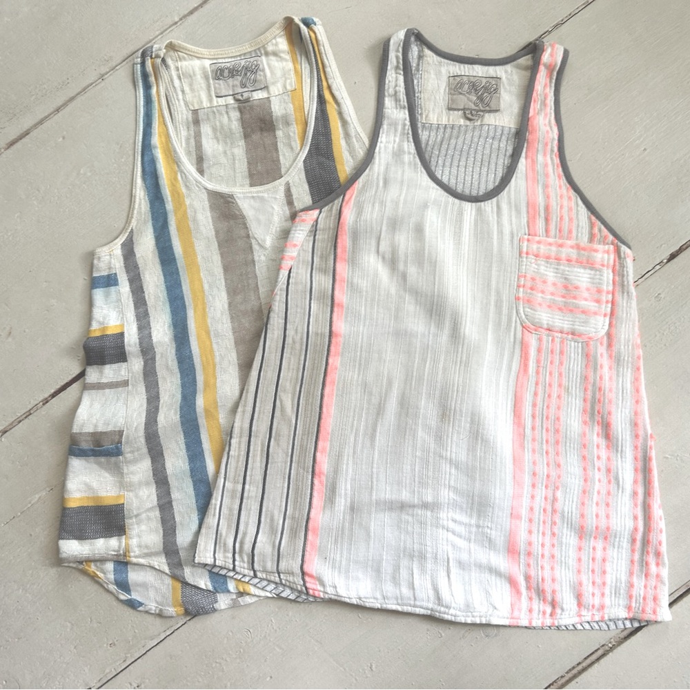 Pair of Ace & Jog tanks